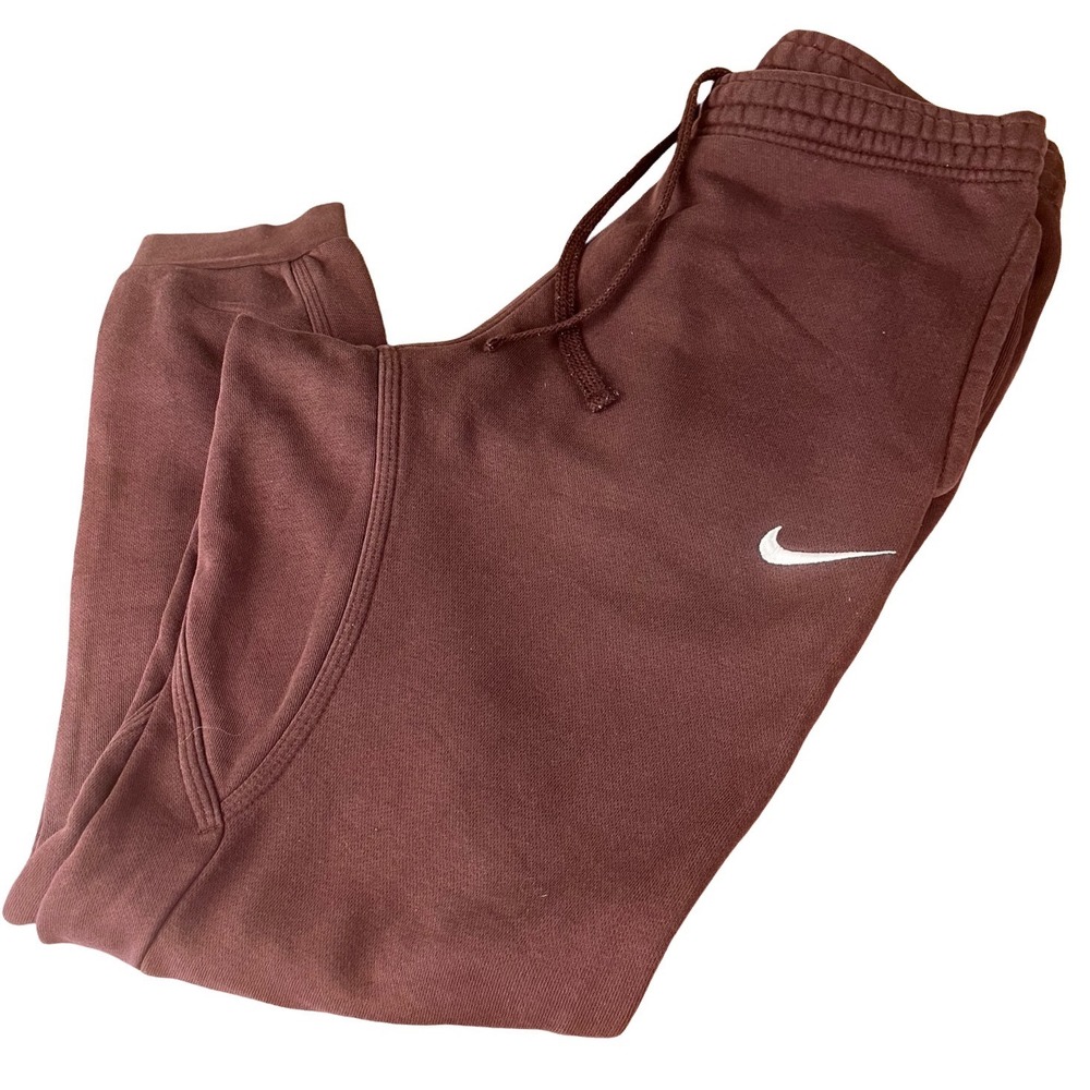 Nike Sportswear Mens Fleece Joggers Brown Mahogany Sweatpants Medium BV2671-231